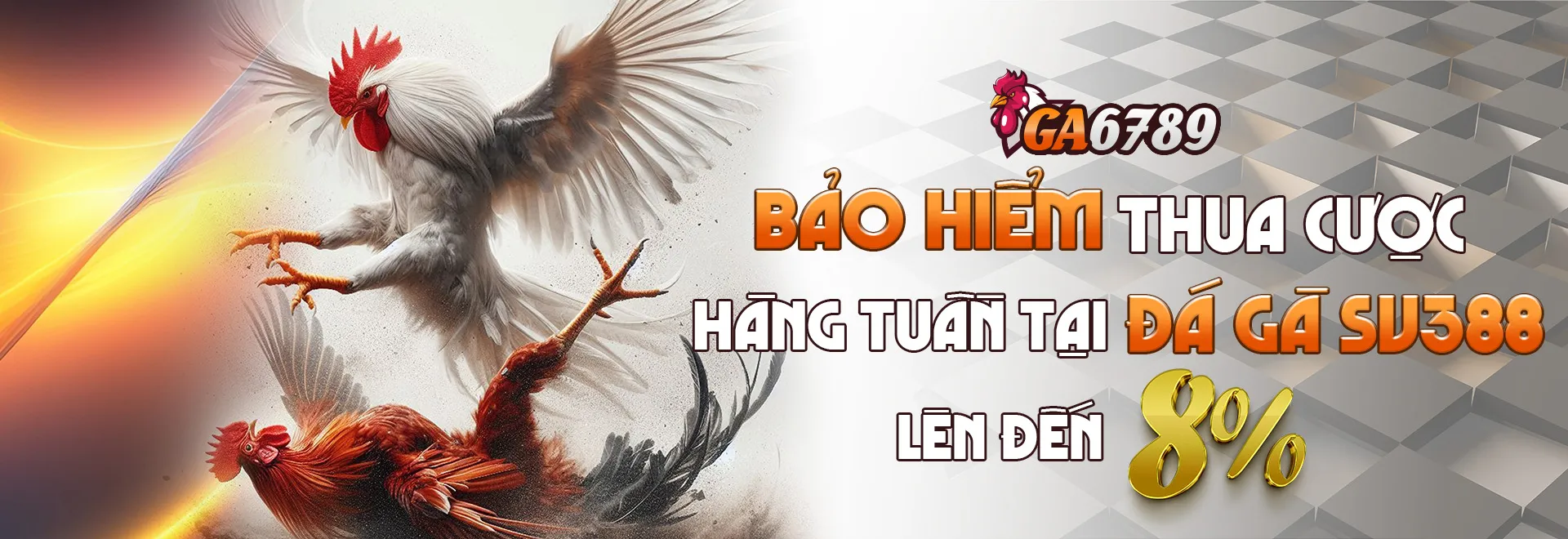 Bảo hiểm thua cược Đá Gà 8%