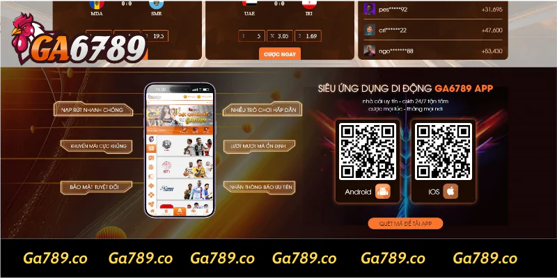 Hướng dẫn tải app GA6789