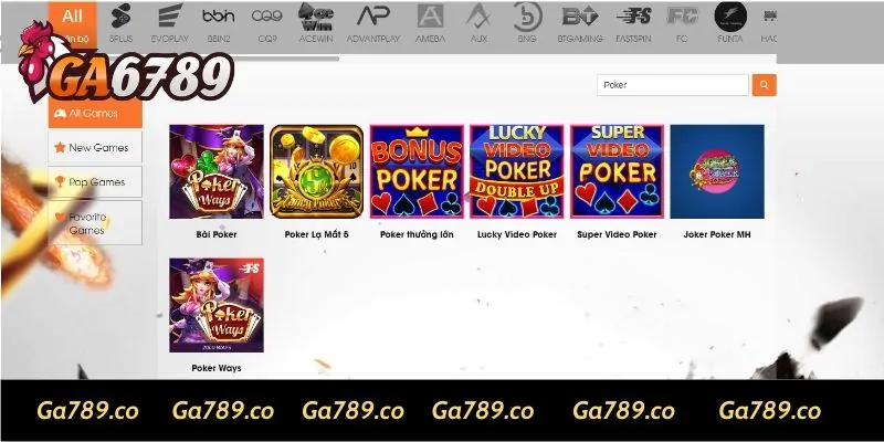 Poker GA6789 đang gây bão thị trường