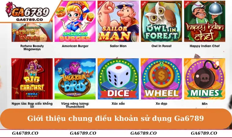 Giới thiệu chung điều khoản sử dụng Ga6789